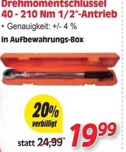 Zgonc Drehmomentschlüssel 40-210 Nm 1/2"-Antrieb Angebot