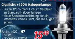 Zgonc Gigalicht +120% Halogenlampe Angebot