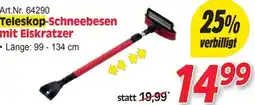 Zgonc Teleskop-Schneebesen mit Eiskratzer Angebot