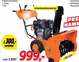 Zgonc Benzin-schneefräse 720 e Angebot