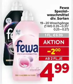 Billa Fewa Spezial- waschmittel Angebot
