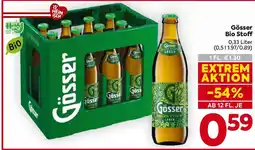 Billa Gösser Bio Stoff Angebot