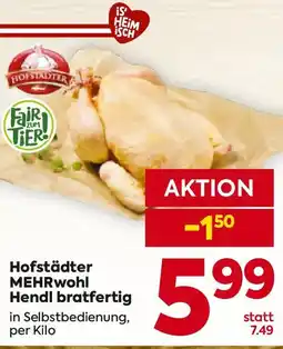 Billa Hofstädter MEHRwohl Hendl bratfertig Angebot