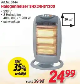 Zgonc Halogenheizer SHX24HS1200 • 230 V Angebot
