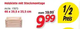 Zgonc Holzkiste mit Steckmontage Angebot