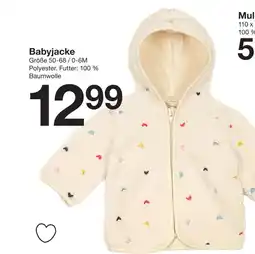Zeeman Babyjacke Angebot