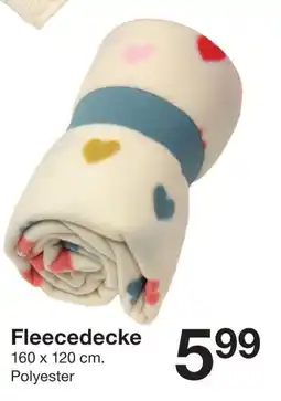Zeeman Fleecedecke Angebot
