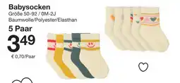 Zeeman Babysocken Angebot
