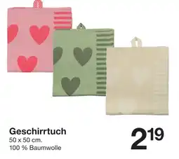 Zeeman Geschirrtuch Angebot