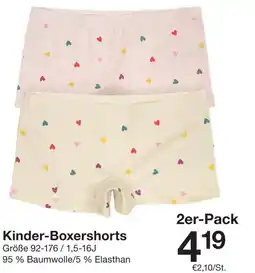 Zeeman Kinder-Boxershorts Angebot