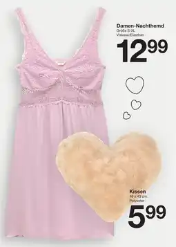 Zeeman Damen-Nachthemd Angebot