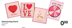 Zeeman Valentinstag-Karte Angebot