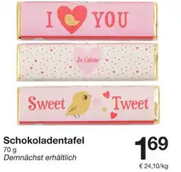 Zeeman Schokoladentafel Angebot