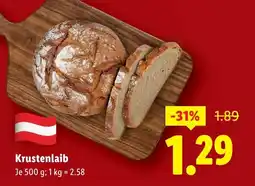 Lidl Krustenlaib Angebot