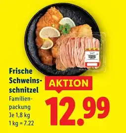 Lidl Frische Schweins- schnitzel Angebot