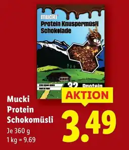 Lidl Mucki Protein Schokomüsli Angebot