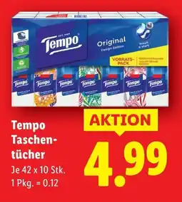 Lidl Tempo Taschen- tücher Angebot