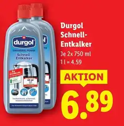 Lidl Durgol Schnell- Entkalker Angebot