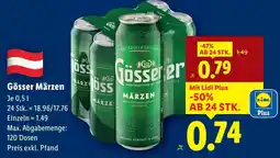 Lidl Gösser Märzen Angebot