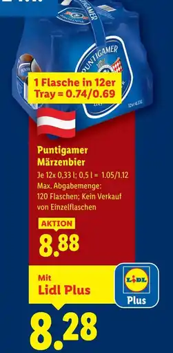 Lidl Puntigamer Märzenbier Angebot