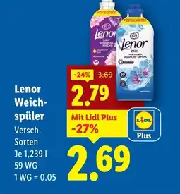 Lidl Lenor Weich- spüler Angebot