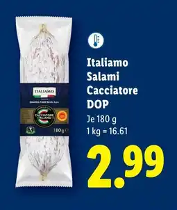 Lidl Italiamo salami cacciatore dop Angebot