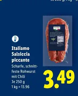 Lidl Italiamo Salsiccia piccante Angebot