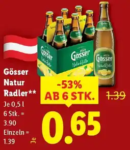 Lidl Gösser Naturradler Angebot