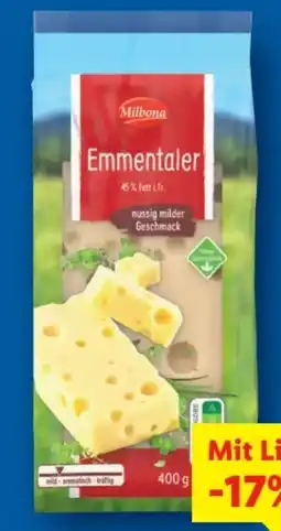 Lidl Milbona Emmentaler Angebot