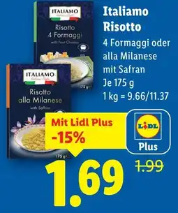 Lidl Italiamo Risotto Angebot