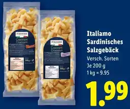 Lidl Italiamo Sardinisches Salzgebäck Angebot