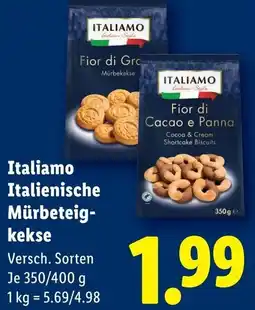 Lidl Italiamo Italienische Mürbeteigkekse Angebot