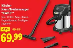 Lidl Kärcher Nass Trockensauger "KWD 3" Angebot