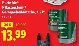 Lidl Parkside Pflasterstein Garagenbodenfarbe Angebot