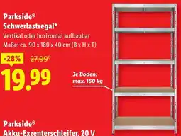 Lidl Parkside Schwerlastregal Angebot