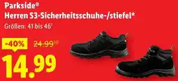 Lidl Parkside Herren S3-Sicherheitsschuhe-stiefel Angebot