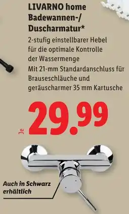 Lidl LIVARNO home Badewannen-Duscharmatur Angebot