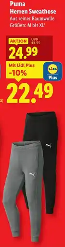 Lidl Puma Herren Sweathose Angebot