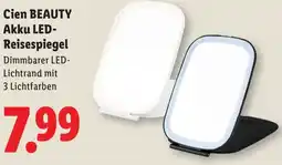 Lidl Cien BEAUTY Akku LED- Reisespiegel Angebot