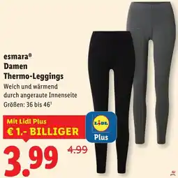 Lidl esmara Damen Thermo Leggings Angebot