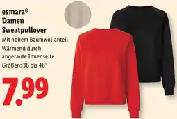 Lidl esmara Damen Sweatpullover Angebot