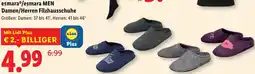 Lidl esmara/esmara MEN Damen/Herren Filzhausschuhe Angebot