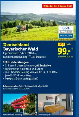 Lidl Deutschland Bayerischer Wald Angebot