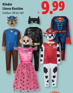 Lidl Kinder Lizenz Kostüm Angebot