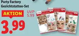 Lidl Party Factory Gesichtstattoo-Set Angebot