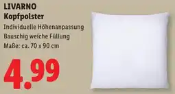 Lidl LIVARNO Kopfpolster Angebot