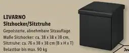 Lidl LIVARNO Sitzhocker/Sitztruhe Angebot