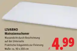 Lidl LIVARNO Matratzenschoner Angebot