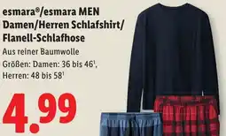 Lidl esmara MEN Damen Herren Schlafshirt Angebot