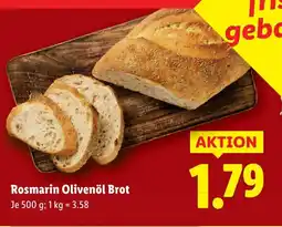 Lidl Rosmarin Olivenöl Brot Angebot